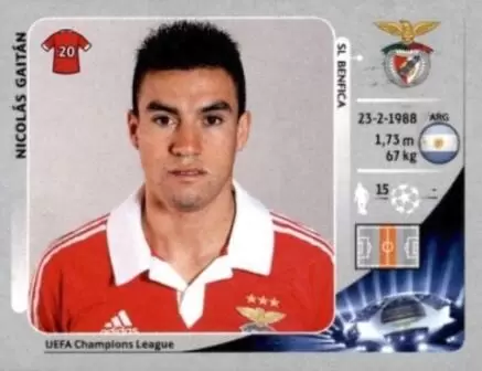 UEFA Champions League 2012/2013 - Nicolás Gaitán - SL Benfica