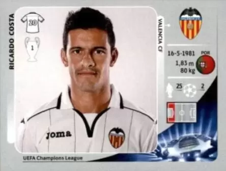 UEFA Champions League 2012/2013 - Ricardo Costa - Valencia CF