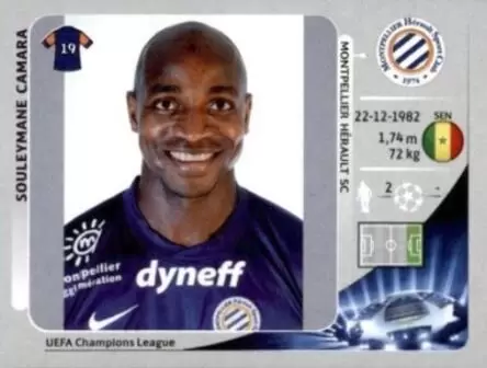 UEFA Champions League 2012/2013 - Souleymane Camara - Montpellier Hérault SC