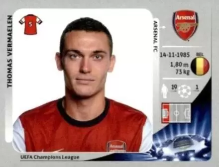 UEFA Champions League 2012/2013 - Thomas Vermaelen - Arsenal FC