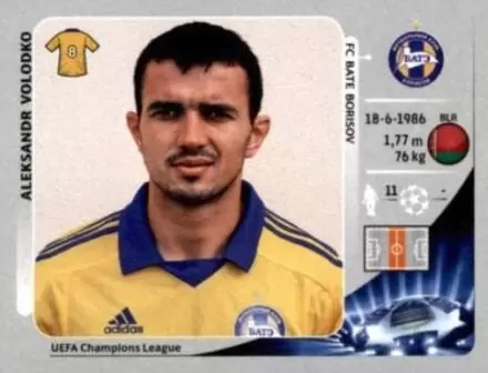 UEFA Champions League 2012/2013 - Aleksandr Volodko - FC BATE Borisov