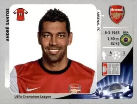 UEFA Champions League 2012/2013 - André Santos - Arsenal FC
