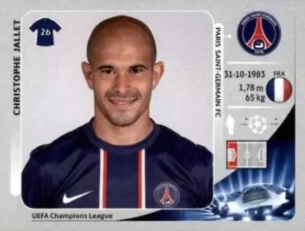UEFA Champions League 2012/2013 - Christophe Jallet - Paris Saint-Germain FC