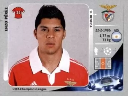 UEFA Champions League 2012/2013 - Enzo Pérez - SL Benfica