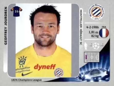 UEFA Champions League 2012/2013 - Geoffrey Jourdren - Montpellier Hérault SC