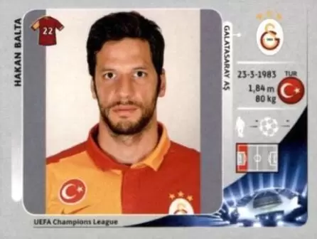 UEFA Champions League 2012/2013 - Hakan Balta - Galatasaray AŞ