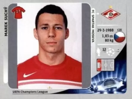 UEFA Champions League 2012/2013 - Marek Suchý - FC Spartak Moskva
