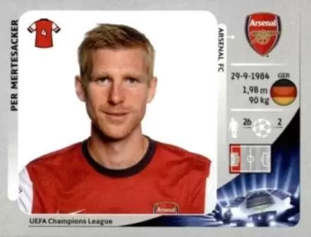 UEFA Champions League 2012/2013 - Per Mertesacker - Arsenal FC