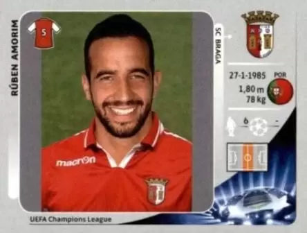 UEFA Champions League 2012/2013 - Rúben Amorim - SC Braga