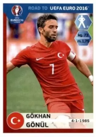 Road to UEFA Euro 2016 - Gökhan Gönül - Turkey