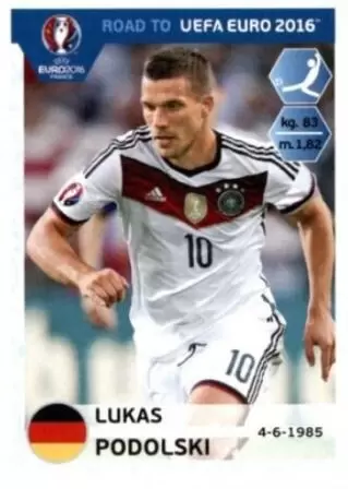 Road to UEFA Euro 2016 - Lukas Podolski - Deutschland