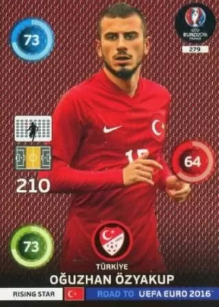 Adrenalyn XL - Road to UEFA Euro 2016 - Oğuzhan Özyakup - Türkiye