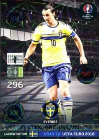 Adrenalyn XL - Road to UEFA Euro 2016 - Zlatan Ibrahimović - Sverige