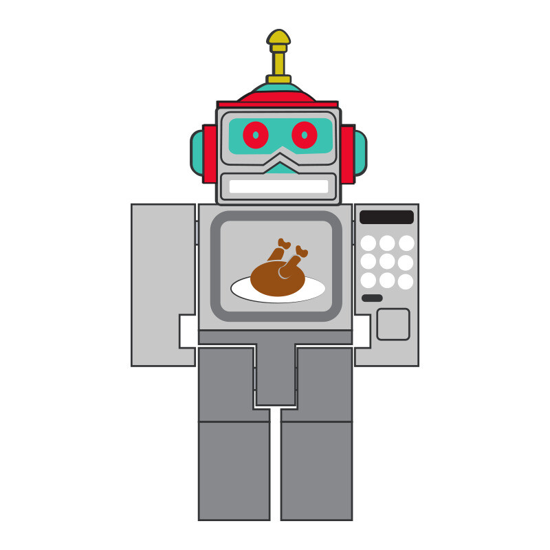 spy bot roblox Microwave Spybot Roblox Action Figure. 