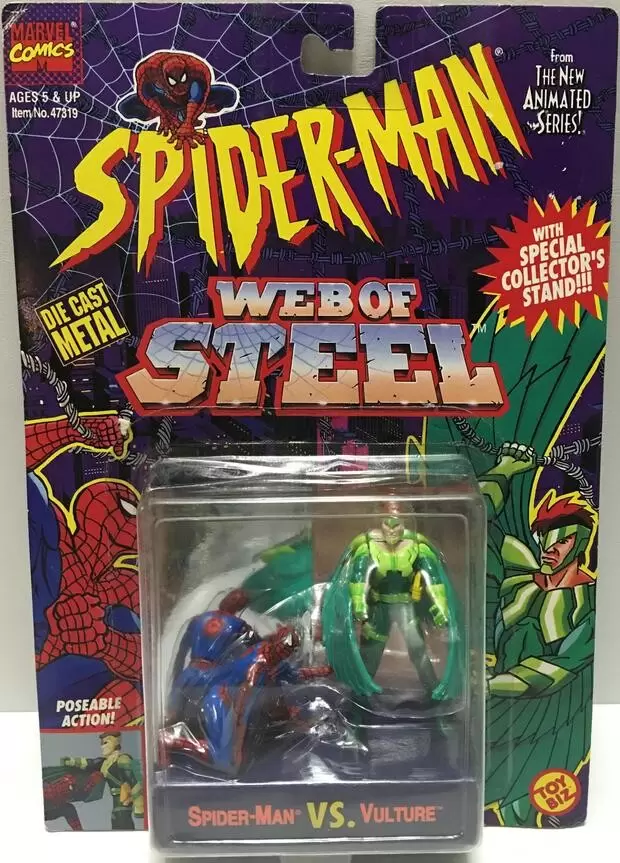 Spider-Man From The New Animated Series - Web of Steel - Spider-Man vs Vulture