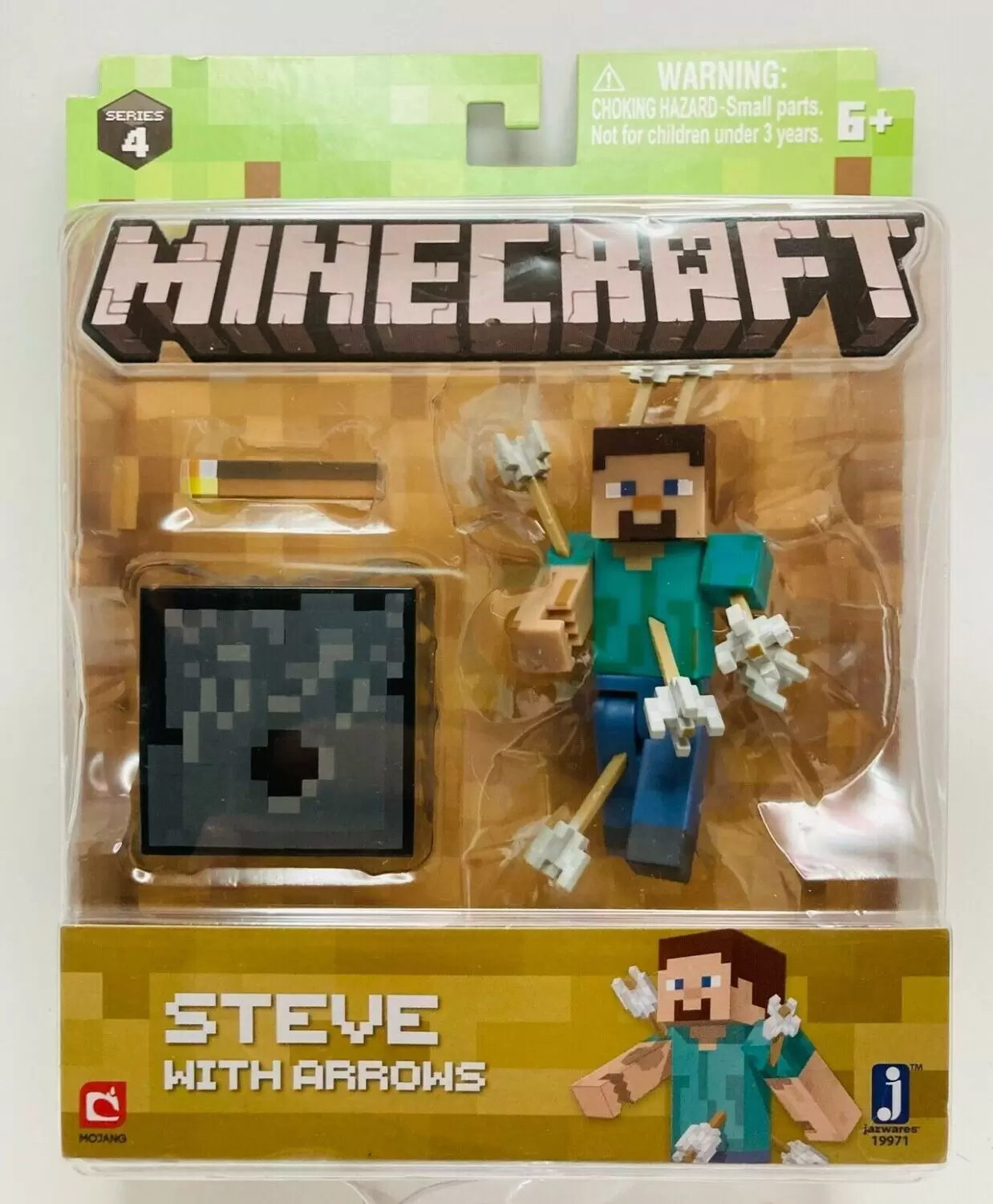 Figurine solaire Steve Minecraft - Figurines de collection - CADEAUX -   - Livres + cadeaux + jeux