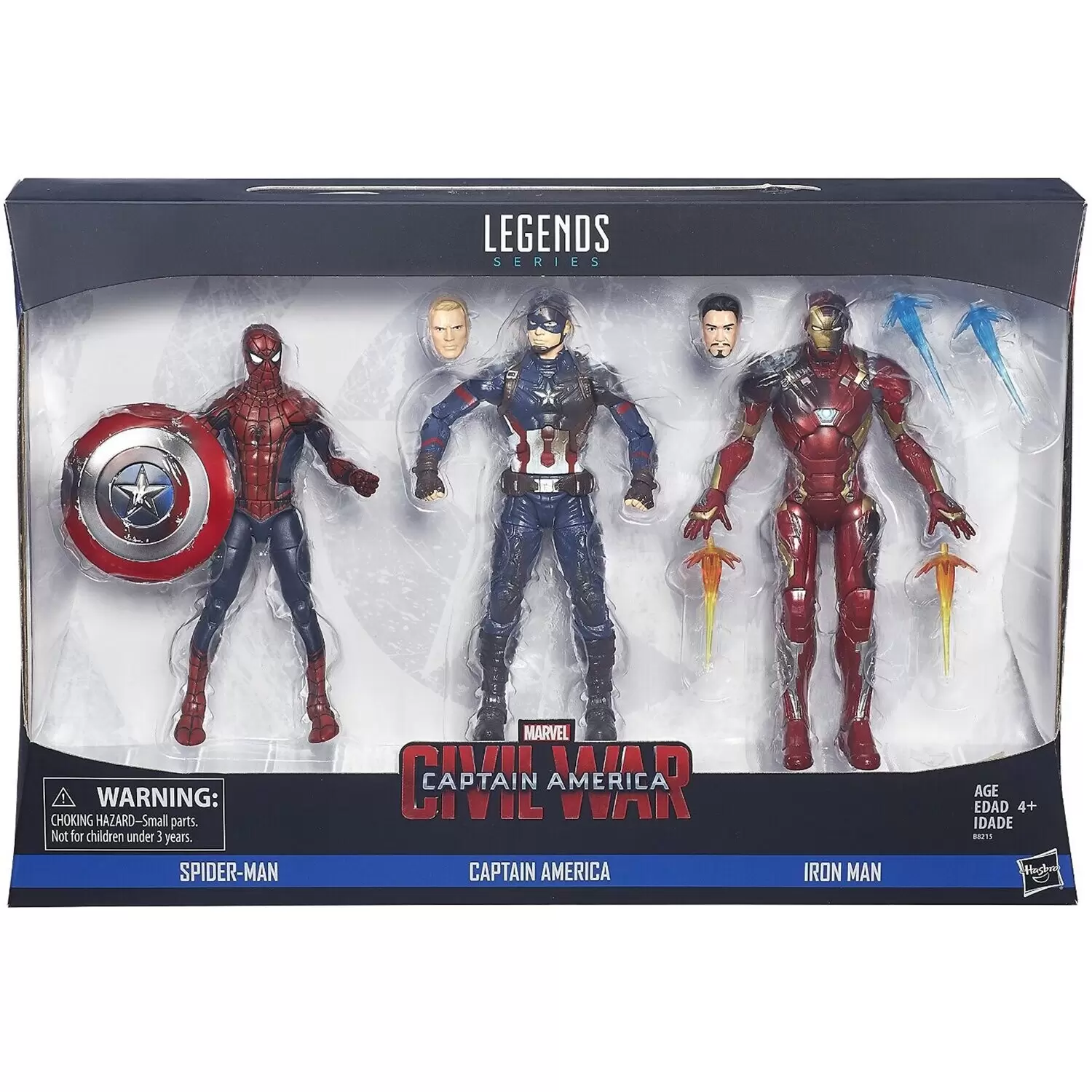 Marvel Legends Captain America guerre civile 6-inch Figure 3-Pack 