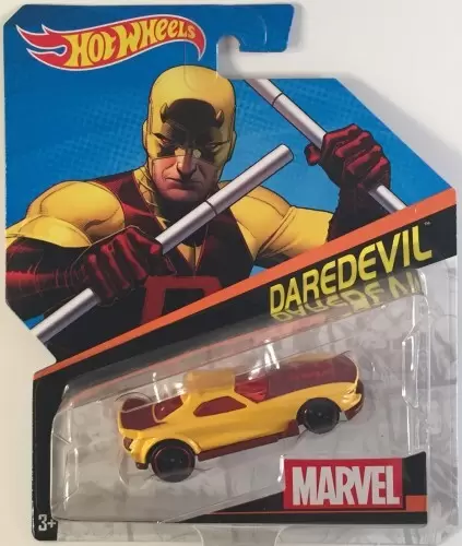 Marvel Character Cars - Yellow Daredevil