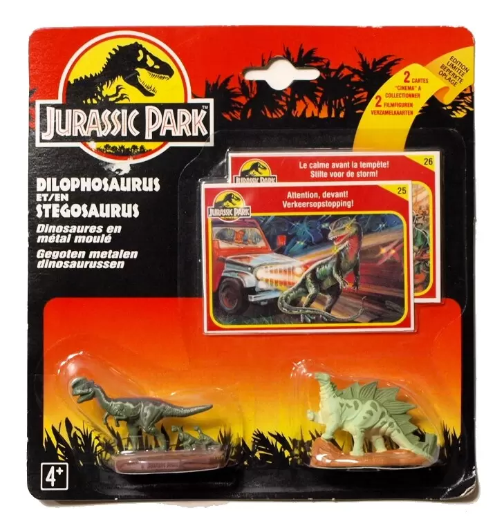 Jurassic Park - Kenner - Dilophosaurus & Stegosaurus