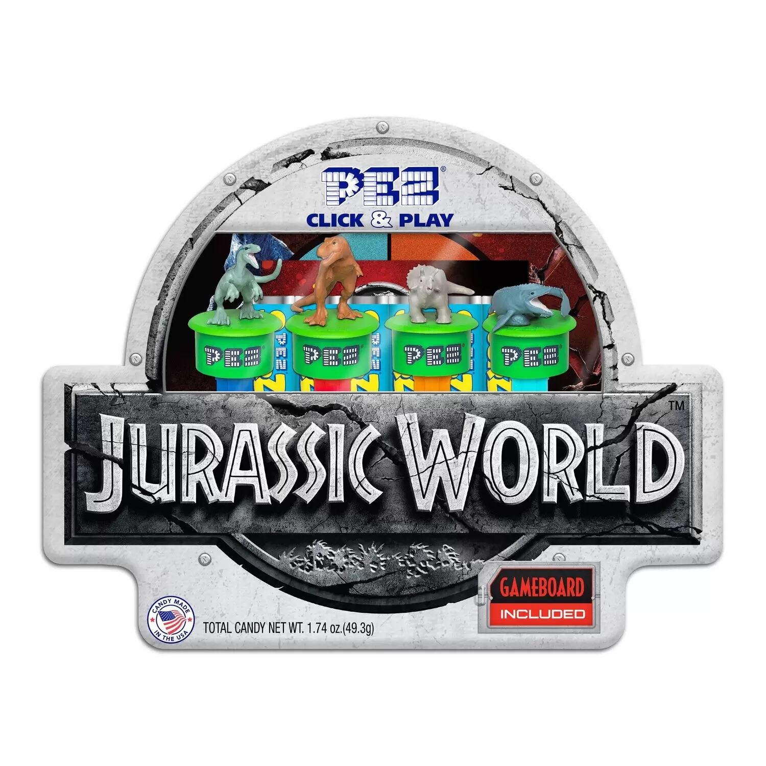 PEZ - Jurassic World Tin Set