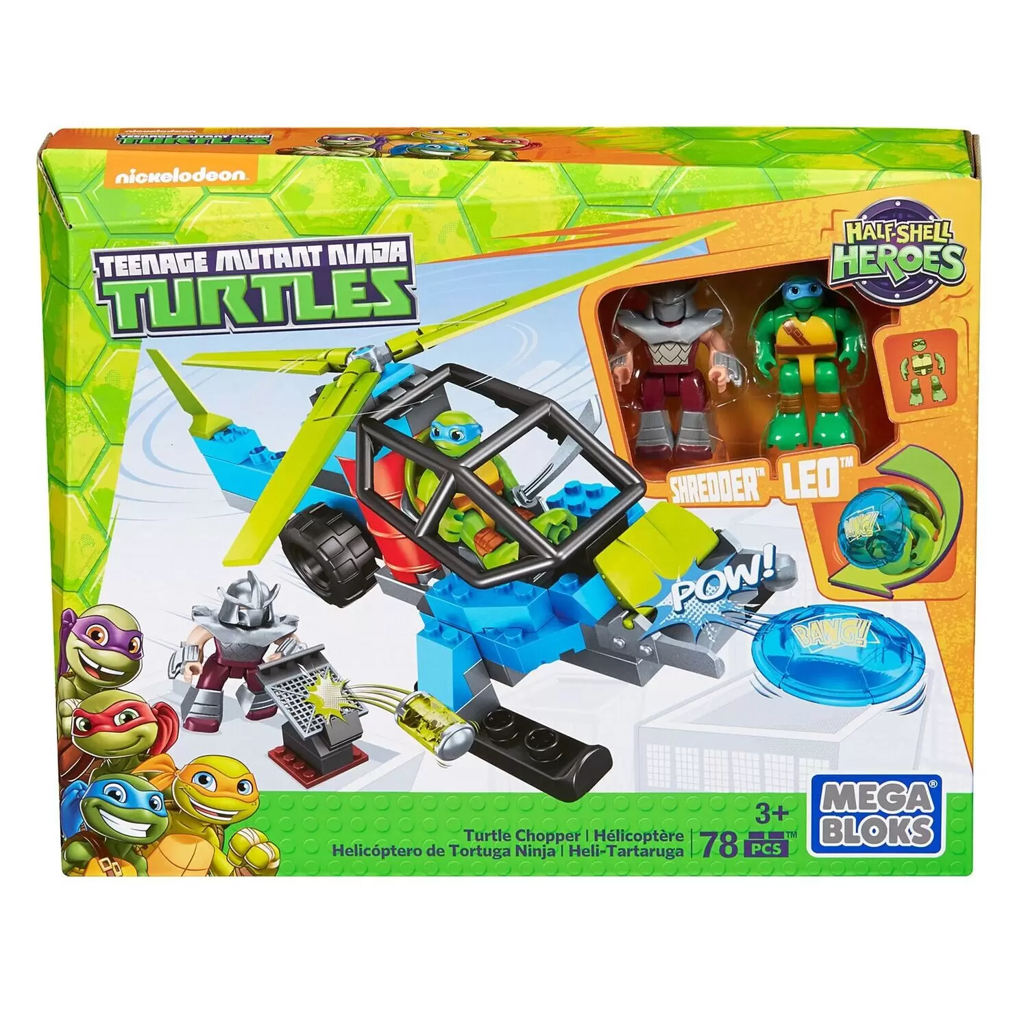 Teenage Mutant Ninja Turtles Mega Bloks - Turtle Chopper