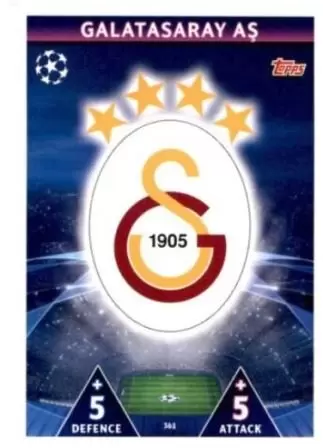 Match Attax - UEFA Champions League 2018/2019 - Club Badge - Galatasaray AŞ