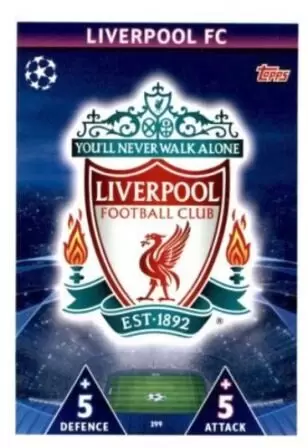 Match Attax - UEFA Champions League 2018/2019 - Club Badge - Liverpool FC
