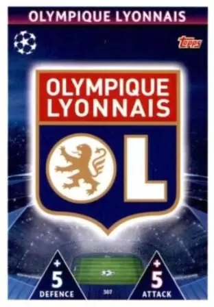 Match Attax - UEFA Champions League 2018/2019 - Club Badge - Olympique Lyonnais