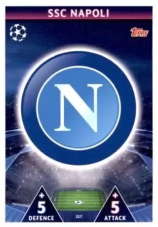 Match Attax - UEFA Champions League 2018/2019 - Club Badge - SSC Napoli