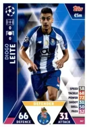 Match Attax - UEFA Champions League 2018/2019 - Diogo Leite - FC Porto