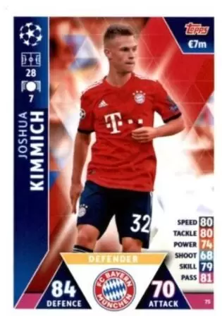 Match Attax - UEFA Champions League 2018/2019 - Joshua Kimmich - FC Bayern München