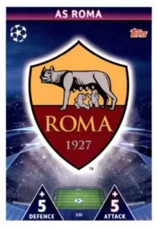 Match Attax - UEFA Champions League 2018/2019 - Club Badge - AS Roma