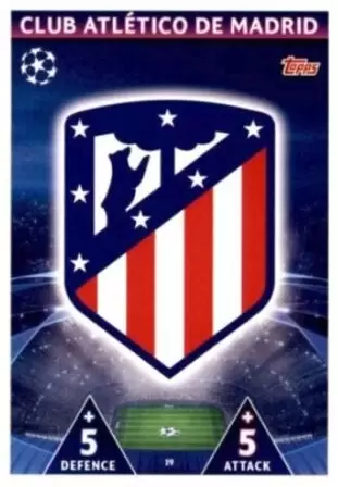 Match Attax - UEFA Champions League 2018/2019 - Club Badge - Club Atlético de Madrid