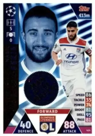 Match Attax - UEFA Champions League 2018/2019 - Nabil Fekir - Olympique Lyonnais
