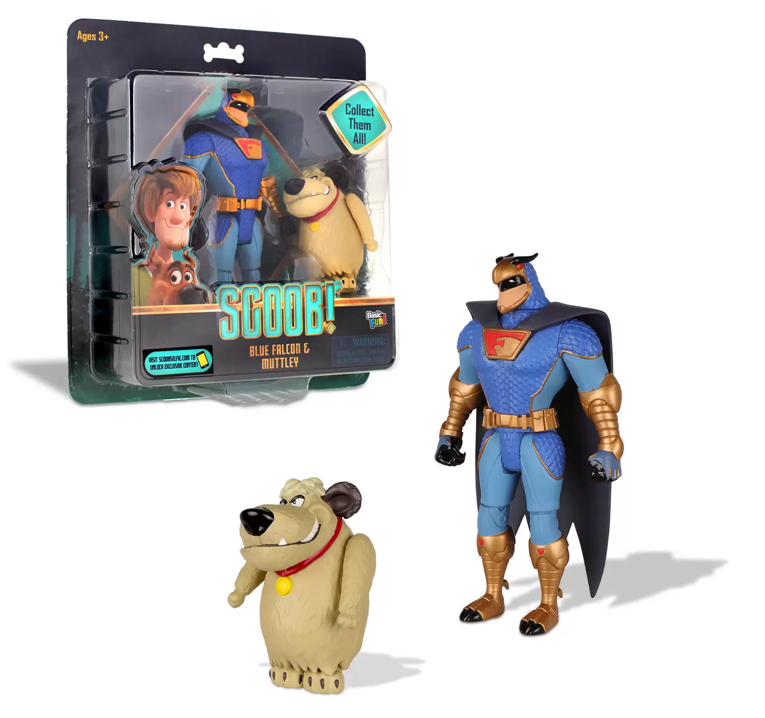 Scoob! Action Figures - Blue Falcon & Muttley