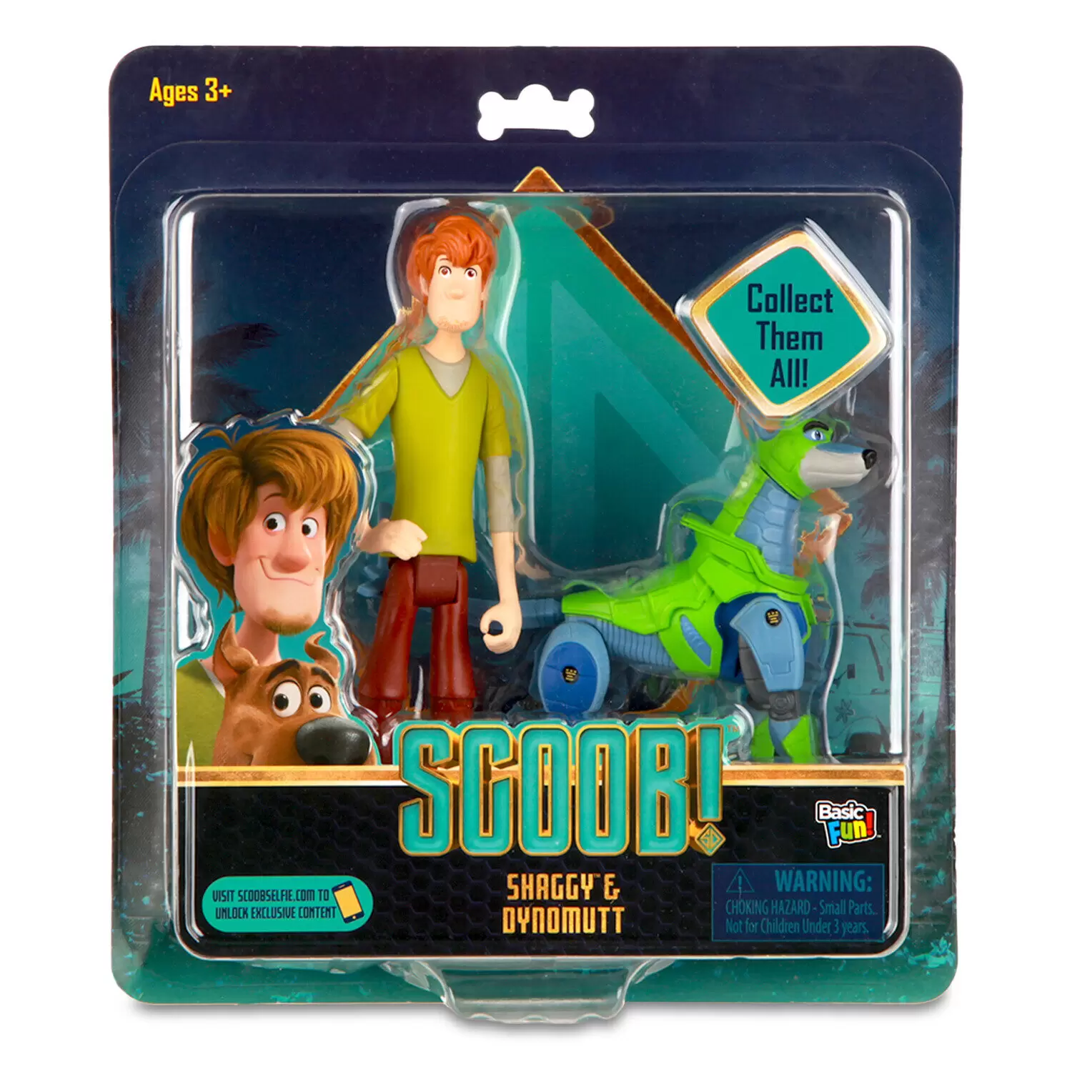 Scoob! Action Figures - Shaggy & Dynomutt