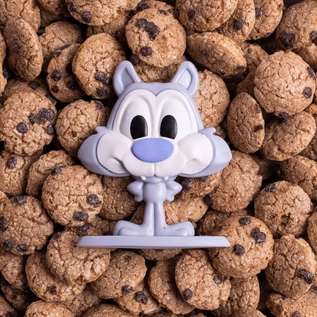 NEW General Mills Cereal Squad Toy Figure Chip The Wolf Cookie Crisp Mascot 