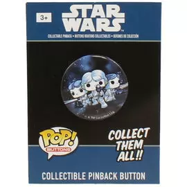 Funko Collectible Pinback Buttons - Star Wars - Luke, Han & Leia