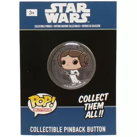 Funko Collectible Pinback Buttons - Star Wars - Princess Leia