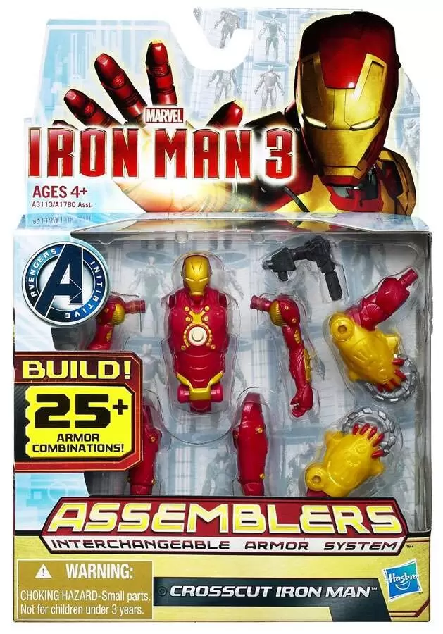 Iron Man 3 Action Figures - Crosscut Iron Man