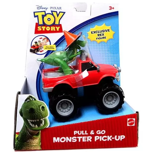 Toy Story Action Links - Pull And Go Monster Pick-Up