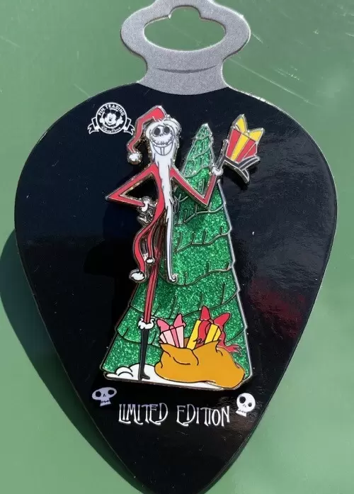 The Nightmare Before Christmas Holiday Pins - Jack Skellington As Sandy Claws