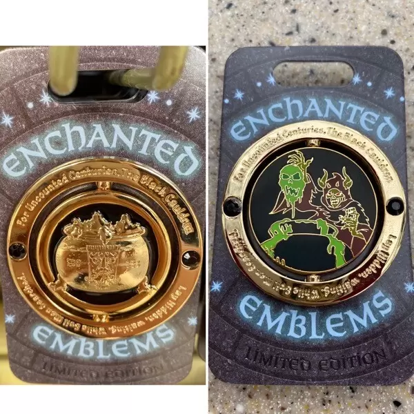 Enchanted Emblems Pin Set - The Black Cauldron