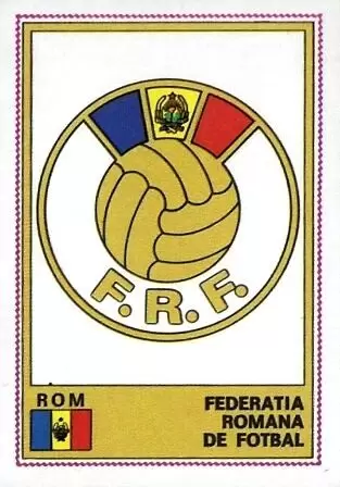 Euro Football 1977 - Football Federation - Romania