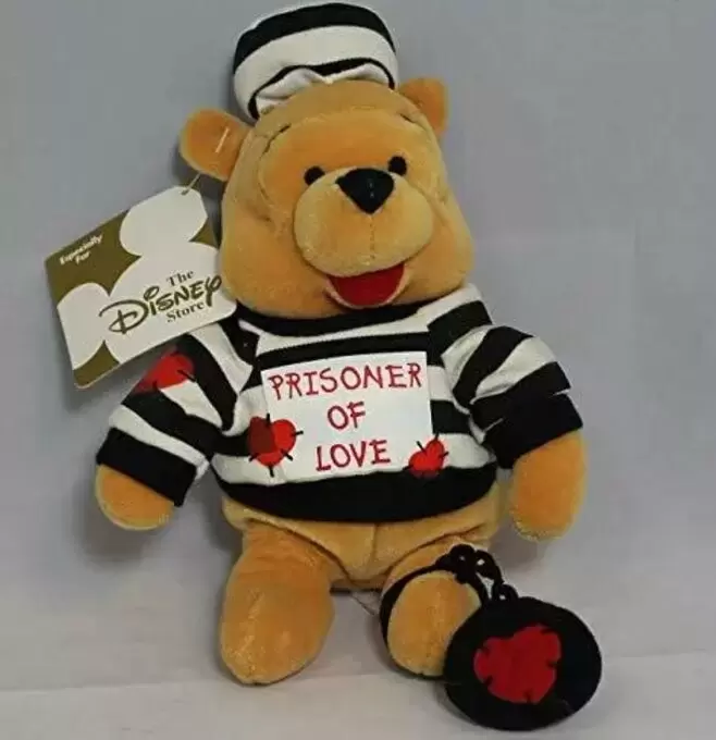 Walt Disney Plush - Winnie The Pooh - Prisoner Of Love Pooh