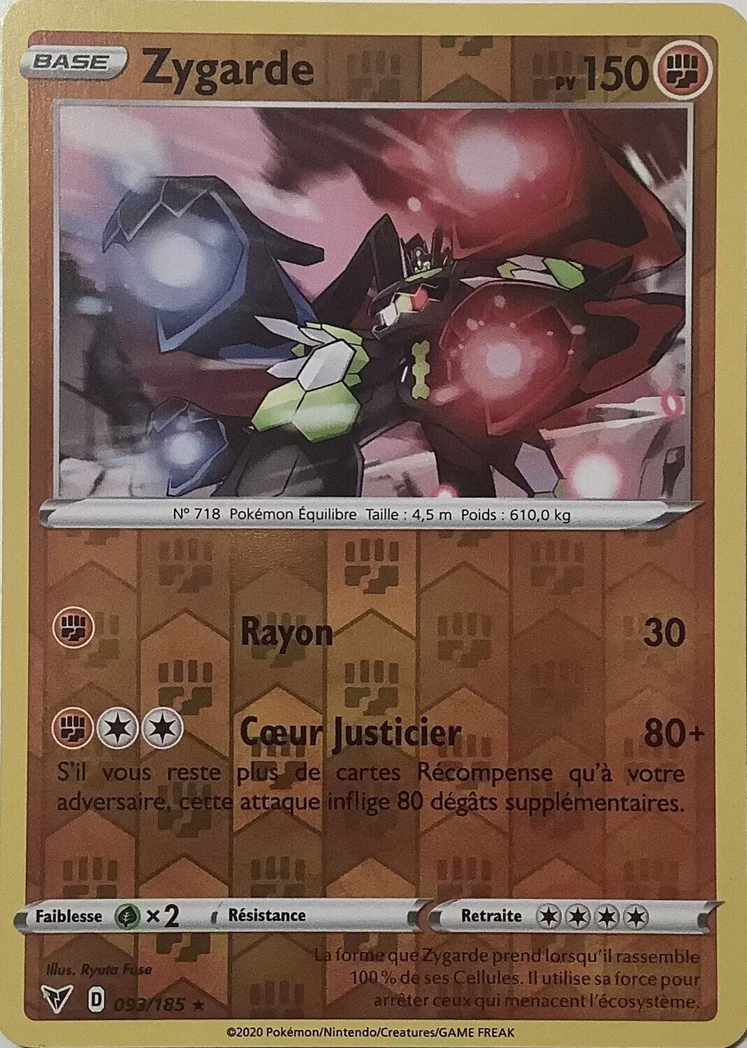Voltage Eclatant - Zygarde Reverse