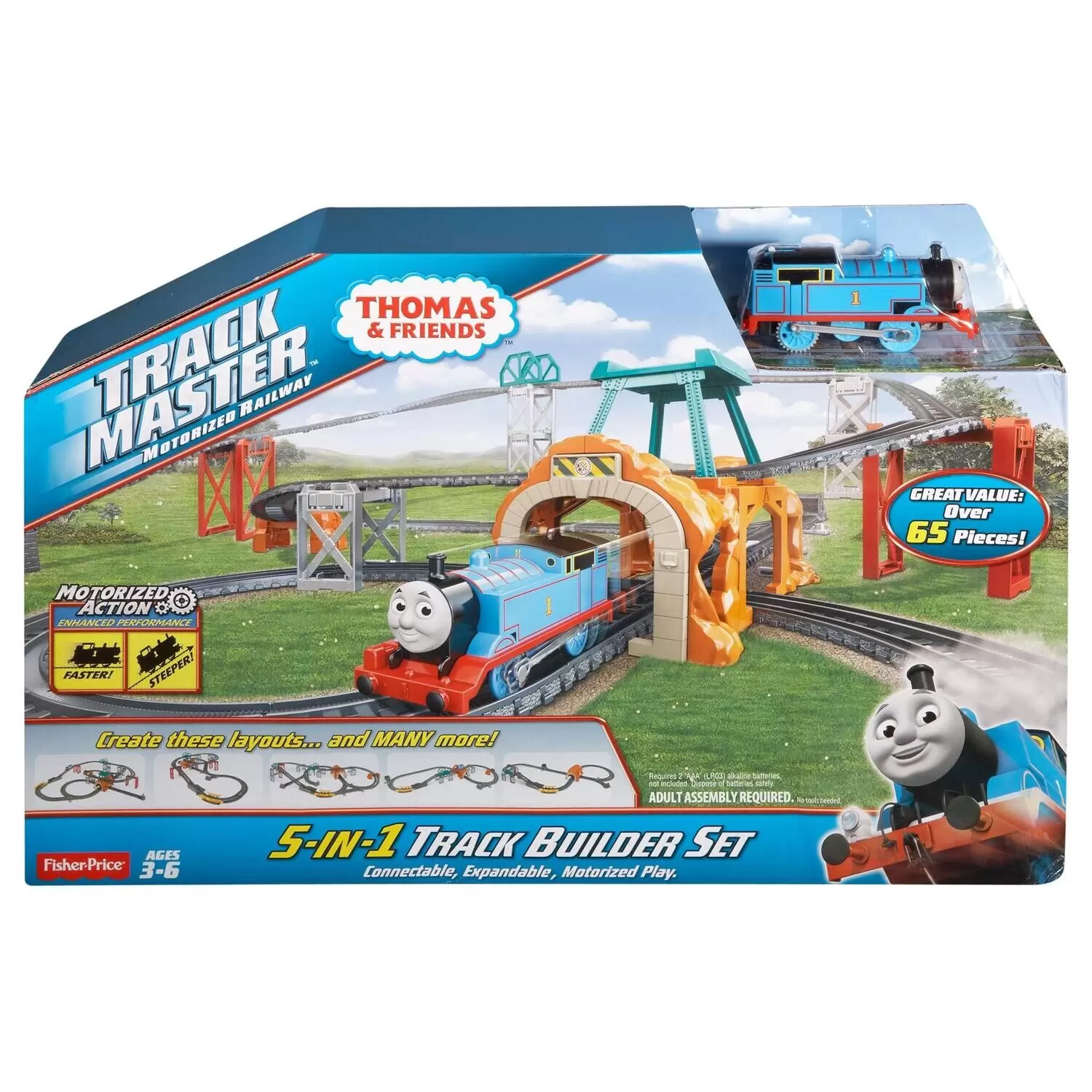 Thomas Track Master Play Sets - 5-In-1 Track Builder Set