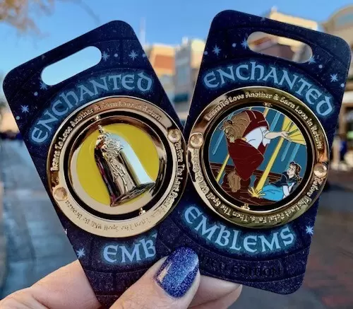 Enchanted Emblems Pin Set - Beauty And The Beast