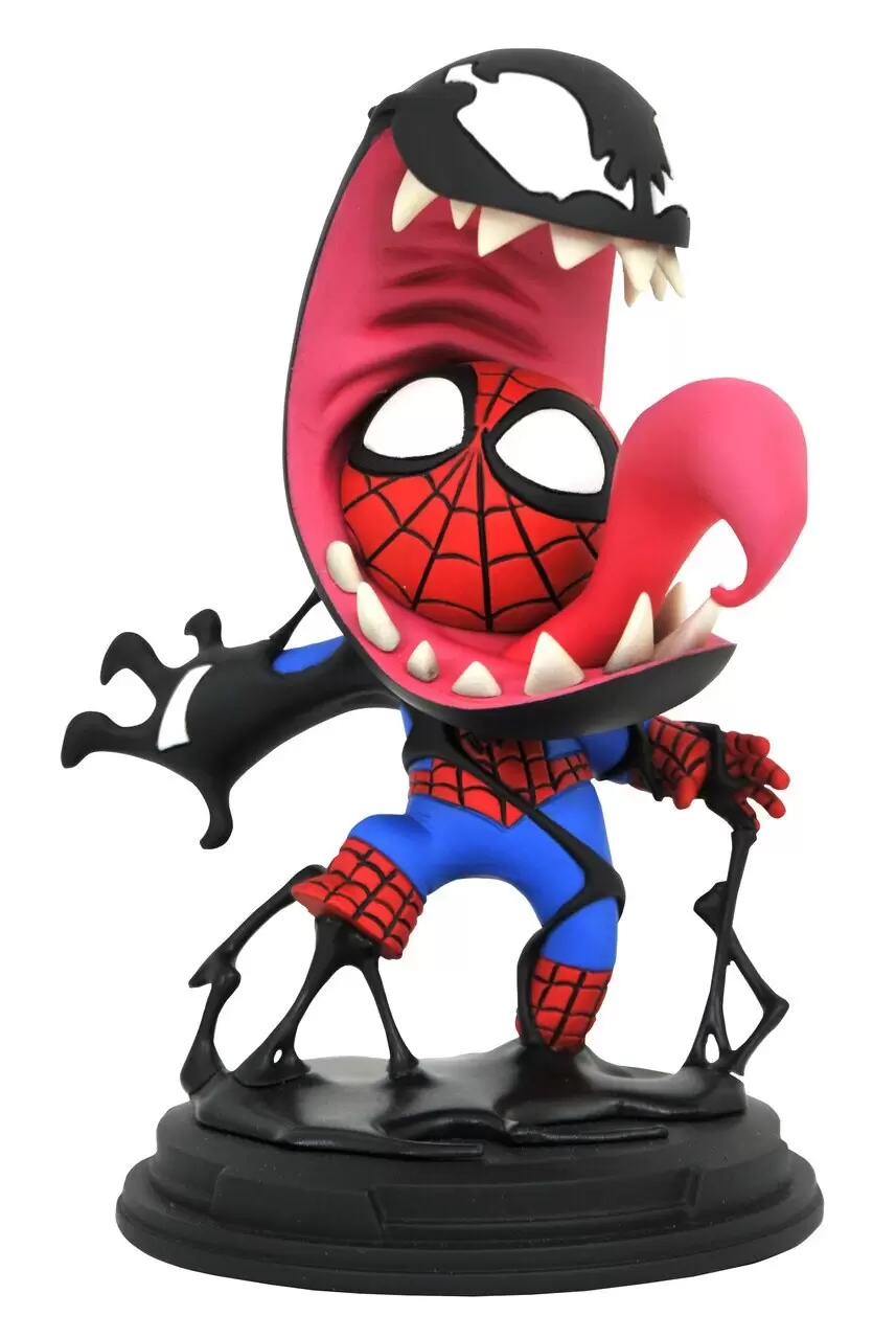 Gentle Giant - Animated Style Statue - Venom & Spider-Man