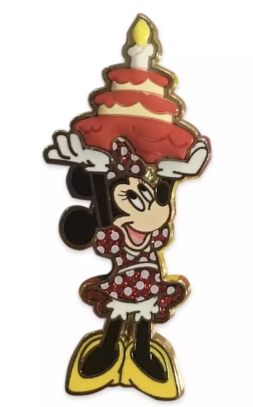 Disney Pins Open Edition - Minnie Mouse Happy Birthday 2021 Flair